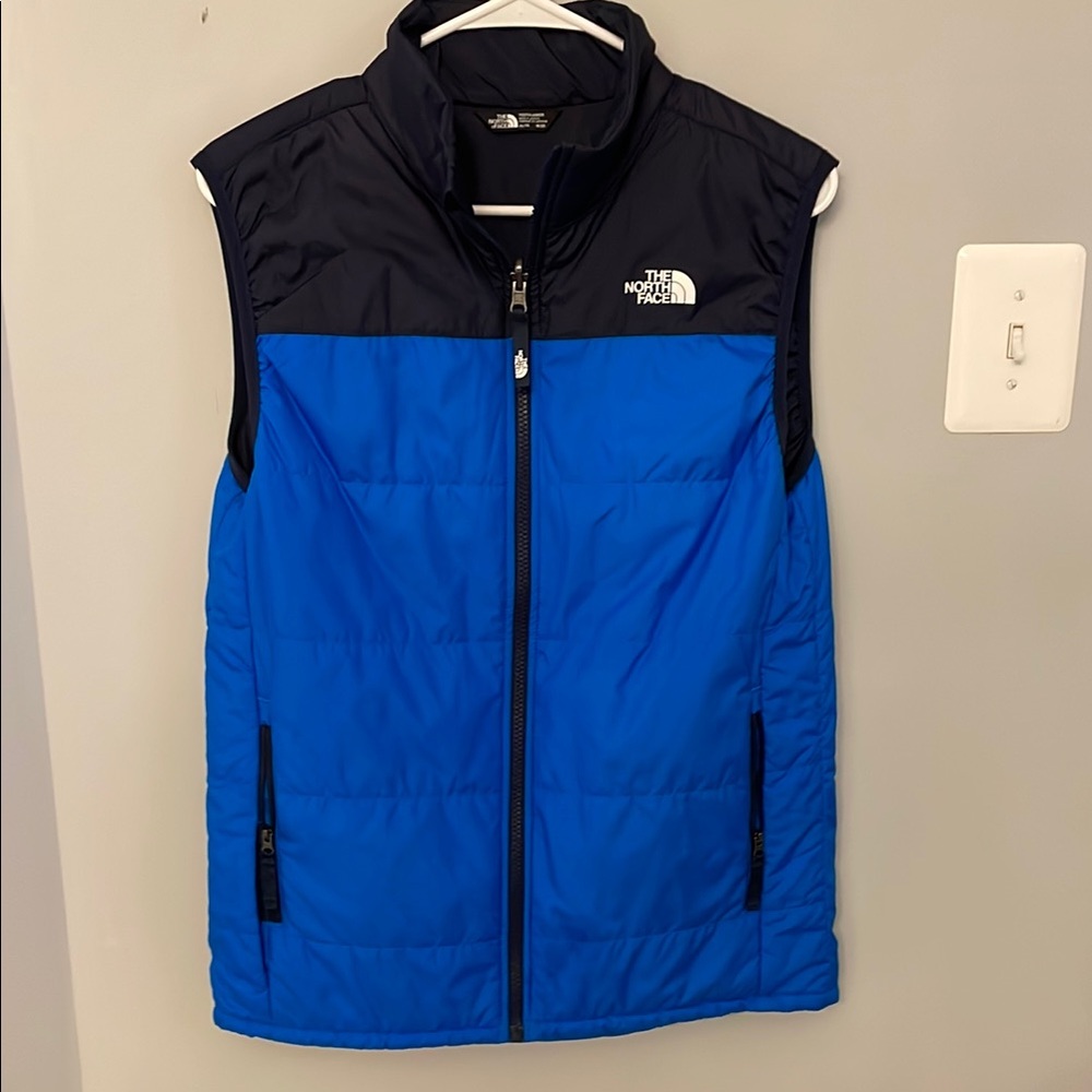 The North Face Blue and Navy Vest Youth XL 18/2